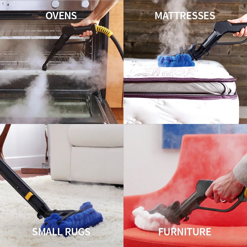 TOSCA�?Steam Cleaner by Dupray, a Commercial-Grade Cleaner with Enamel-Coated Steel Case and Intuitive Digital Interface. 1600w of Power.
