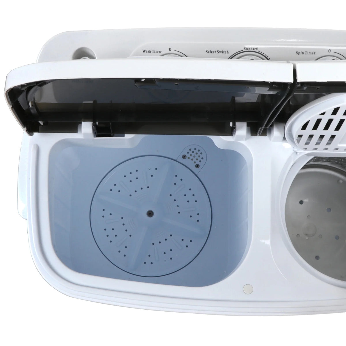 SuperDeal Compact Twin Tub Washing Machine Top Load 8 lbs Washer 5 lbs Dryer
