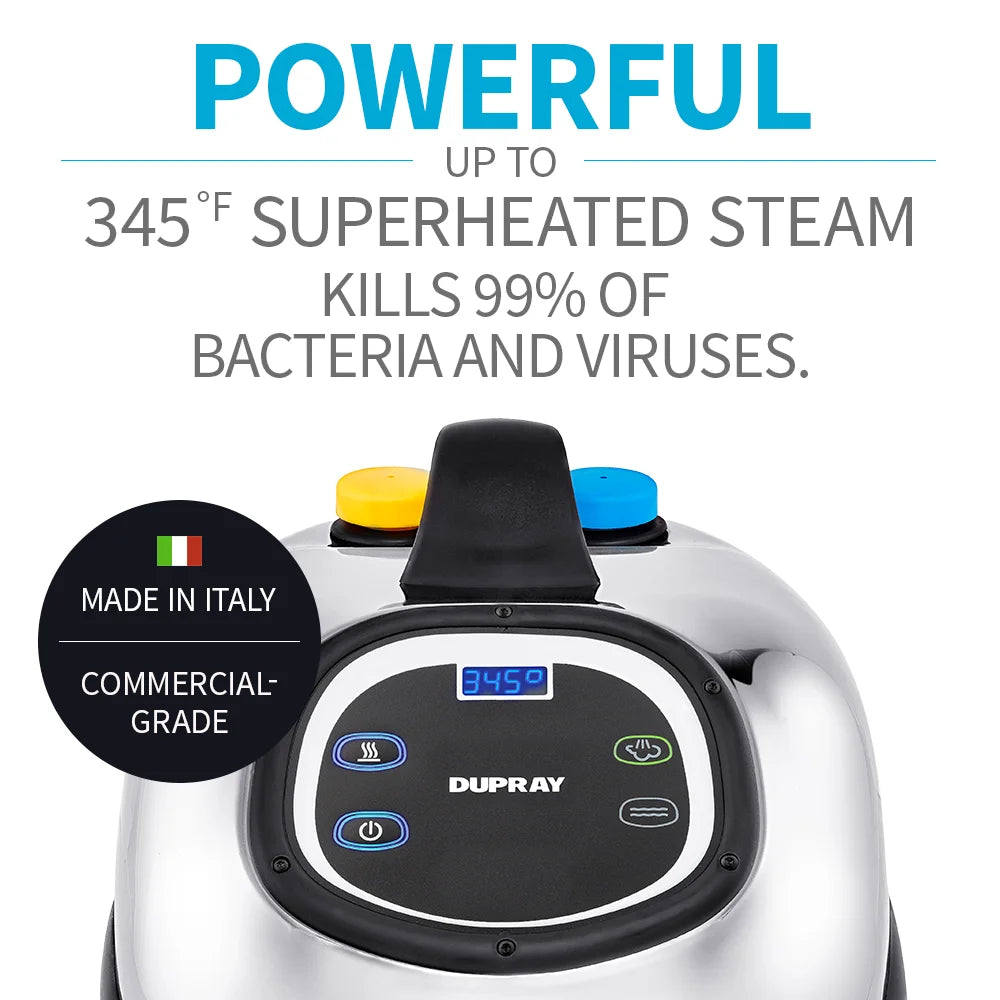 HILL INJECTION? Steam Cleaner by Dupray. a Commercial Steam Cleaner with a Detergent Tank and Convenient Refill System