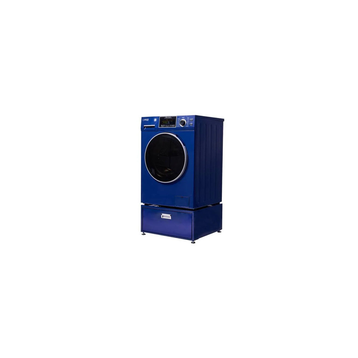 Equator Advanced Appliances All-In-One VENTED/VENTLESS Washer-Dryer 1.9cf/18lb 1400RPM 110V Midnight blue Pedestal Midnight blue