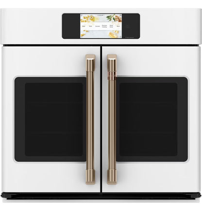 Cafe 30'' 5.0 cu ft Electric Single Wall Oven in Matte White
