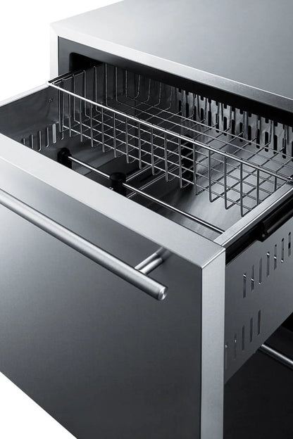 24" Outdoor 2-Drawer All-Freezer