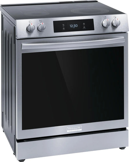 Frigidaire Gallery GCFE3060BF 30" Front Control Electric Range with Total Convection, Stainless Steel