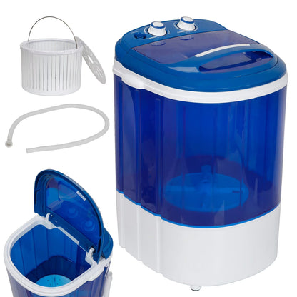 Veado Portable Mini Laundry Washer | 9lbs Capacity Compact Washing Machine | Ideal for Dorm Rooms, Apartments & RVs | Space-Saving Semi-Automatic Laundry Solution