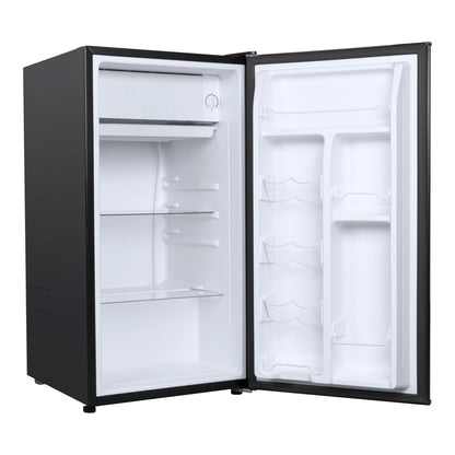 Galanz 3.3 Cu ft One Door Mini Fridge, Black Estar, New