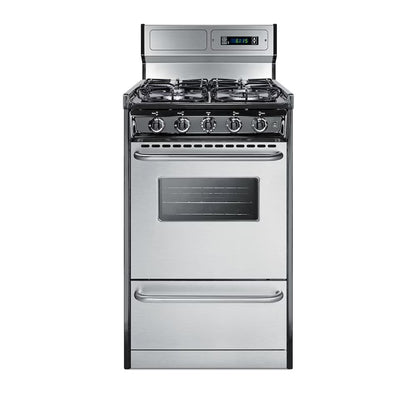 20" Wide Gas Range, Sealed Burners