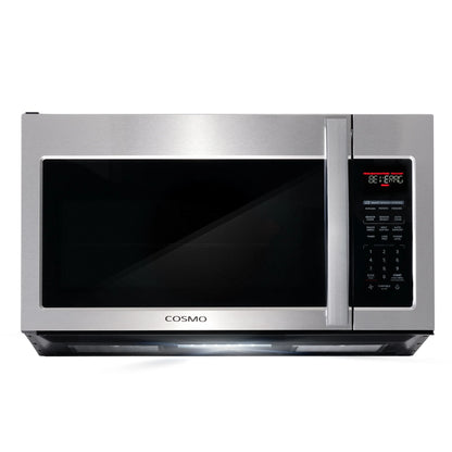 Cosmo 5 Piece Kitchen Appliance Package With 30" Electric Cooktop 24" Single Electric Wall Oven 30" Over-the-range Microwave French Door Refrigerator & 24" Built-in Fully Integrated Dishwasher