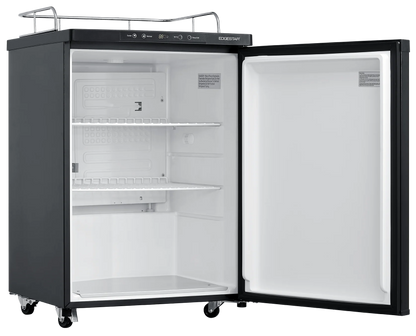 Edgestar Br3002 24" Wide Kegerator Conversion Refrigerator For Full Size Kegs - Black