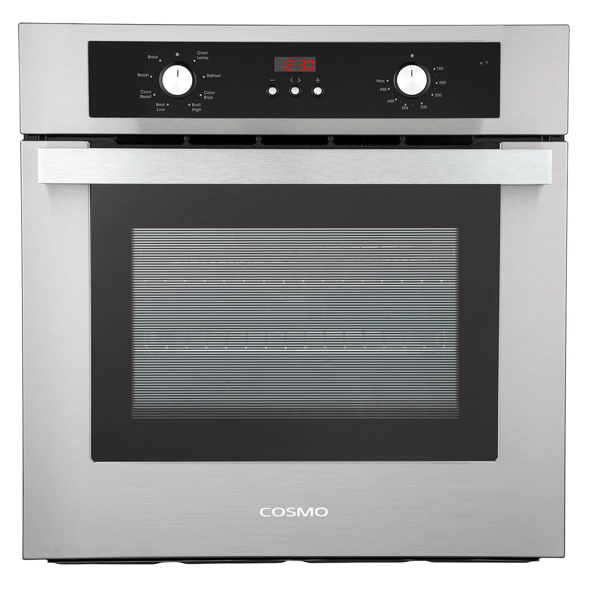 Cosmo 5 Piece Kitchen Appliance Package With 30" Electric Cooktop 24" Single Electric Wall Oven 30" Over-the-range Microwave French Door Refrigerator & 24" Built-in Fully Integrated Dishwasher