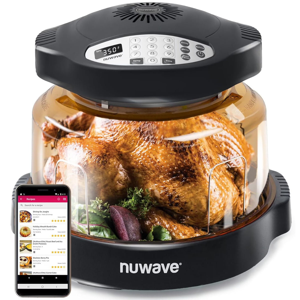 NuWave Pro Plus 2 Air Fryer, Black