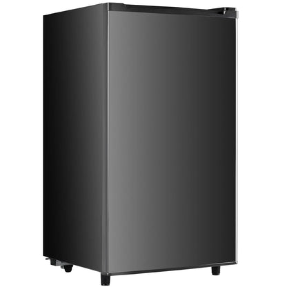 Mini Fridge 3.2 Cu. ft Single Door, 5 Star Energy Efficient, Low Noise, 5 Adjustable Thermostat & Removable Glass Shelves, Silver