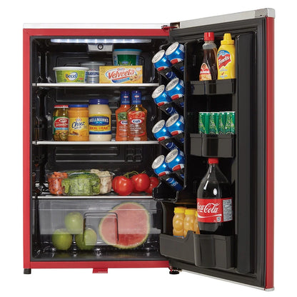 Danby 4.4 cu. ft. Retro Compact Fridge in Iridium Silver (DAR044A6DDB)