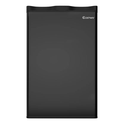 Costway 3.2 Cu.Ft. Compact Refrigerator Mini Dorm Small Fridge Freezer Reversible Door