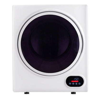 GYJ28-88-E Compact portable Household clothes Dryer 1.5CUFT Drum Dryer with LED display -White 120V 2.5KG