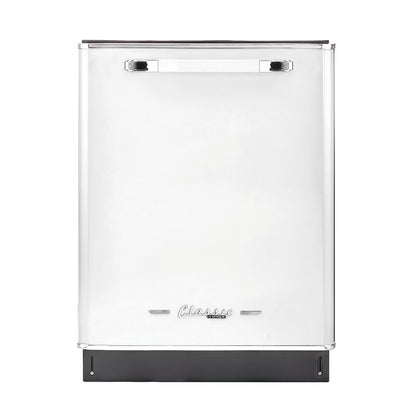 Unique Appliances Classic Retro 24" Built-in Dishwasher with Stainless Steel Tub and LED Lighting