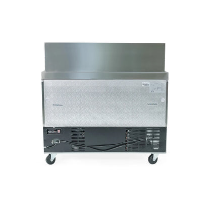 Norpole 7.6 cu. ft. Mega Top Sandwich/Salad Prep Commercial Freezerless Refrigerator in Stainless Steel in Stainless Steel