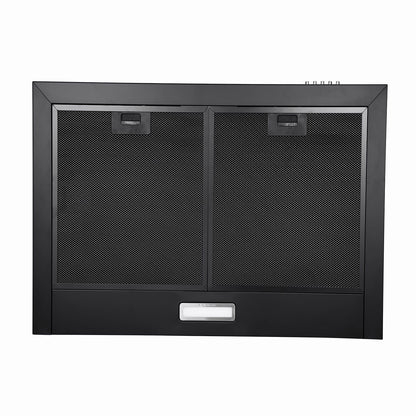 24 inch Wall Mounted Range Hood Kitchen Stove Vent Hood 450 CFM 3-Speed Fan