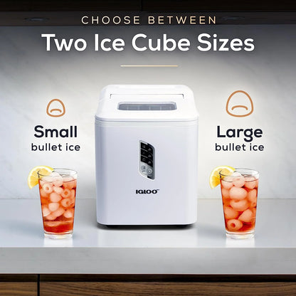 Igloo 26lb. Capacity Portable Ice Maker ICEB26WH , White