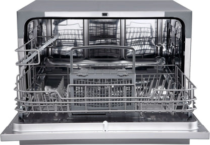 Edgestar Dwp63 21-5/8" Wide 6 Place Setting Countertop Dishwasher - Silver