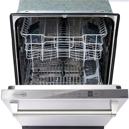Cosmo 48" Double Oven Gas Range & Range Hood & Dishwasher Set - Liquid Propane