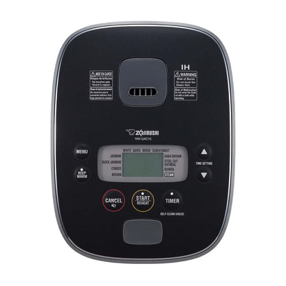 Zojirushi NW-QAC10 Induction Heating Rice Cooker & Warmer 5.5 Cup