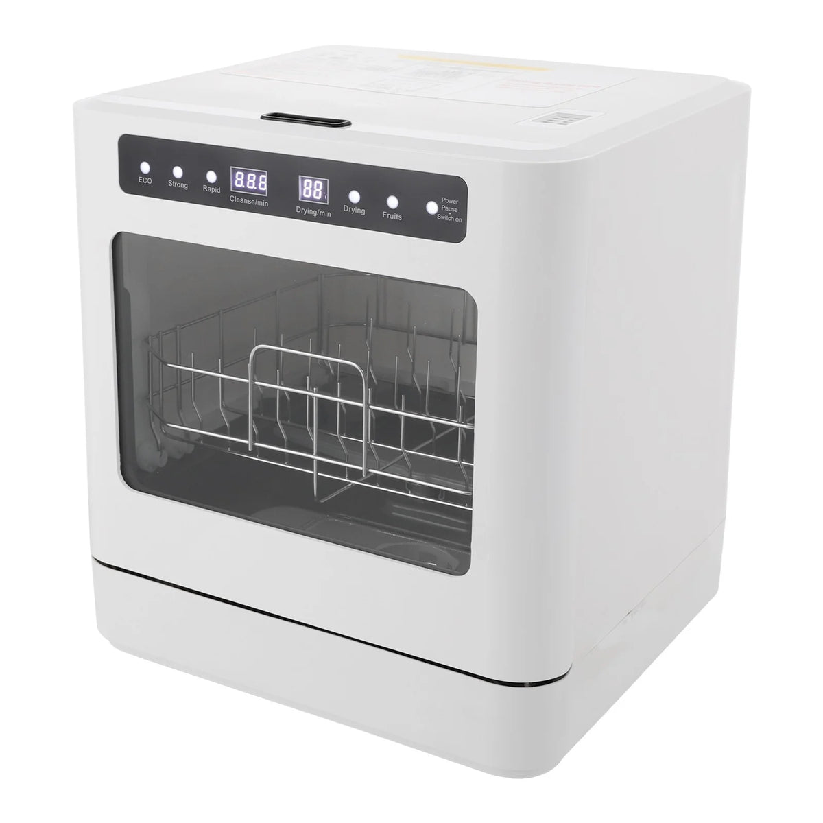 110V 800W Portable Mini Dishwasher, Countertop Dishwasher, Household Mini Dishwasher 6.8L