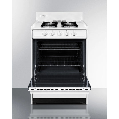 24" Wide Propane Gas Range, Battery Start