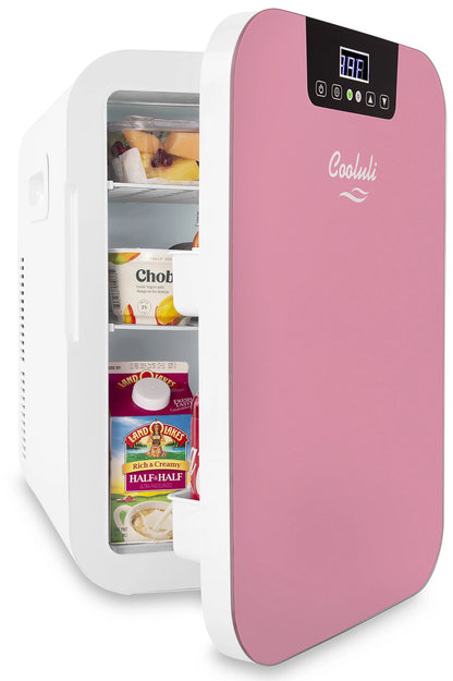 Cooluli Concord 20-Liter Portable Cooler/Warmer Mini Fridge, Black