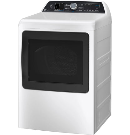 Ge Profile Ptd70eb Ge Profile 27" Wide 7.4 Cu. Ft. Electric Dryer - White on White with