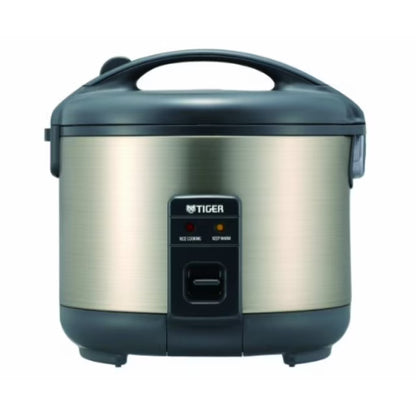 Tiger JNP-S10U-HU 5.5-Cup (Uncooked) Rice Cooker and Warmer, Stainless Steel Gray
