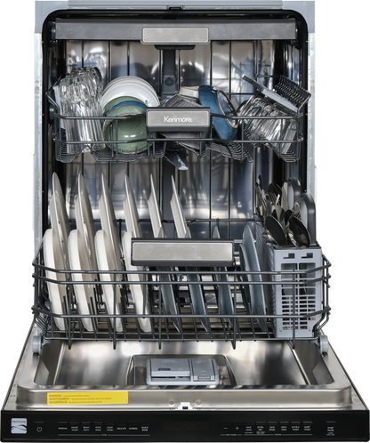 Kenmore 02214622 Built-in 24-inch Stainless Steel Tub Dishwasher, White, 34"H x 24"W x 25"D