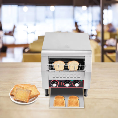 ChicHomey Electric Commercial Conveyor Toaster 300PCS H Tray Toasting Machine Restaurant