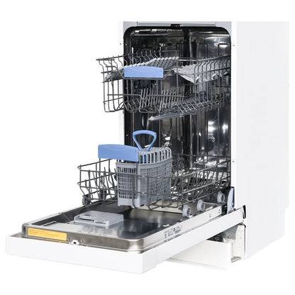 Equator 18"Dishwasher Europe ADA Builtin 10 Place Sani Delay 1/2 Load 51dB