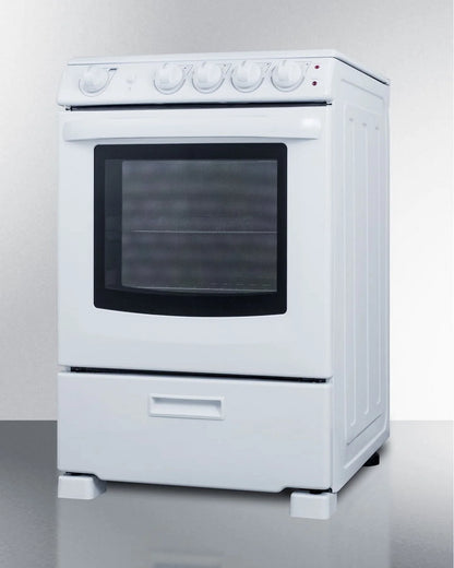 24" Wide Electric Smooth-Top Range