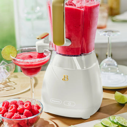 Beautiful Slush Crush 60 oz 4-Speed Frozen Drink Maker, White Icing by Drew Barrymore