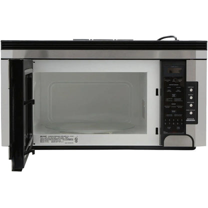 Sharp 1.5 Cu. Ft. 1000W Over-the-Range Microwave Oven with Concealed Control Panel in Stainless Steel