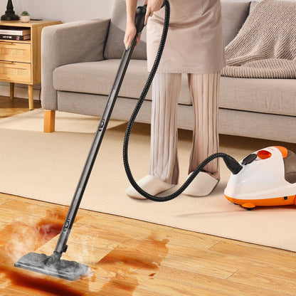 Professional 2000W Steam Cleaner Multipurpose, 51oz Tank & 27 Tools, Heavy Duty Sanitizing Steamer for Hardwood, Car Interiors, Windows, Kitchen Appliances