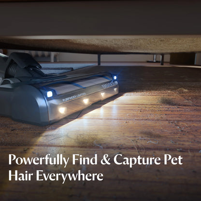 BISSELL PowerClean?? FurFindera?�� 200W Cordless Vacuum w/ 3-in-1 Versatility, Tangle Free Brush Roll, Strong Suction, Removable Battery, 40 Min Runtime, Powered Upholstery Tool, and Furfinder Headlights