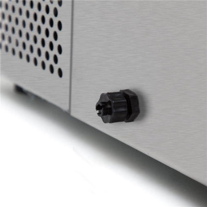Whynter Portable Ice Maker with 49lb Capacity Stainless Steel with Water Connection