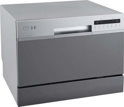 Edgestar Dwp63 21-5/8" Wide 6 Place Setting Countertop Dishwasher - Silver