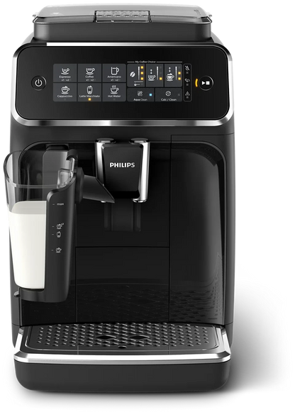 Restored Philips 3200 Lattego Fully Automatic Espresso Machine, Black | LatteGo | 5 Beverages | EP3241/54 | (Refurbished)