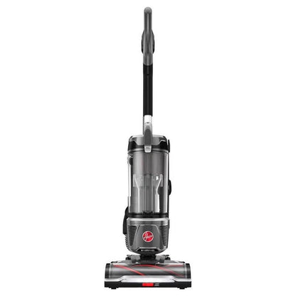 Hoover Bagless Upright Vacuum, WindTunnel Tangle Guard, Powerful, Multi-Surface, with LED, Extension Wand,Turbo, Crevice,& 2-in-1 Upholstery Tool, Lightweight, HEPA Filter, XL Dust Cup, Grey