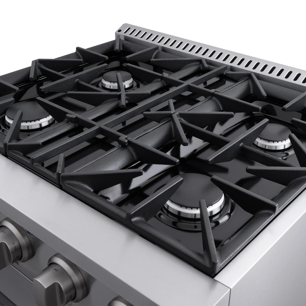 30 in. 3.5 cu. ft. Gas Range with 4 Burners in Stainless Steel