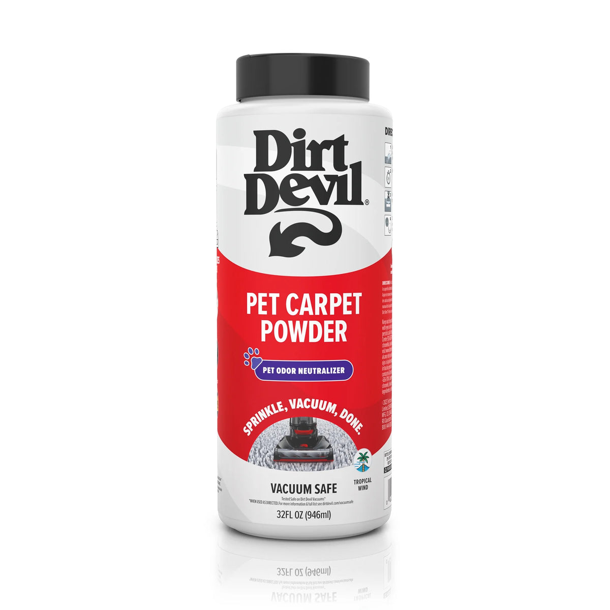 irt Devil Upright Vacuum, Multi-Surface Bagless, Lightweight Design & Dirt Devil Fresh and Pet Room Refresher Carpet Powder