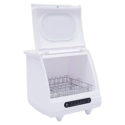 Portable Dishwasher, Countertop Dishwasher, Compact Dish Washing, Mini Dishwasher, 5 Washing Programs, 360�� Spray Arms, Air-Dry Function, for Apartments, Dorms, Boats, Campers, RVS