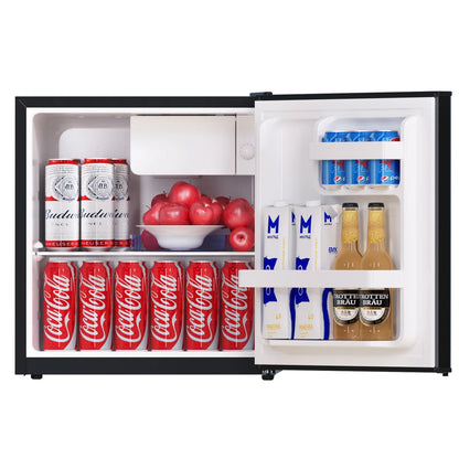 Frestec 1.7 Cu ft Single Door Mini Fridge , Black, NewVOK-17-BK