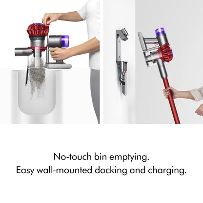 Restored Premium Dyson V8 Origin Cordless Vacuum | Red (Refurbished)