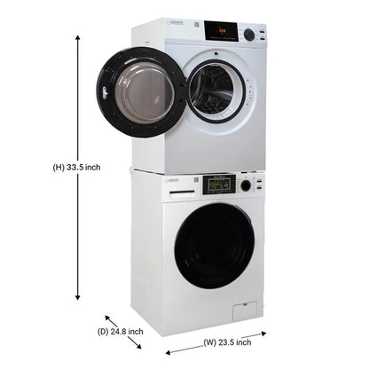 Equator Advanced Appliances 4.0 cu ft High-Efficiency Compact Stacked Washing Machine