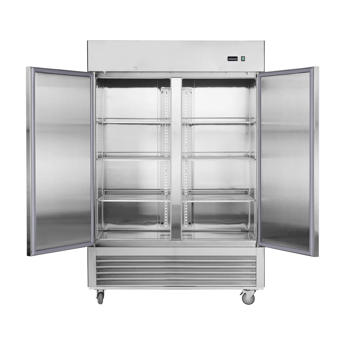 Camellia River 54" Upright Freezer, 42.2 Cu.ft. Solid Door, Commercial, Stainless Steel