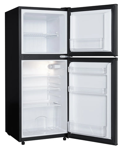 Danby 4.7 cu. ft. 2-door Compact Fridge in Black Stainless Steel Look DCR047A1BBSL